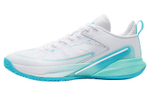 PEAK Taichi Volleyball Shoes Cushioning, Wear Resistant Low top Training Shoes Men"s White Green