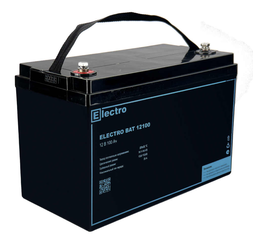 Аккумулятор ELECTRO BAT 12100 ( 100Ач / 12В ) AGM
