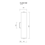 Бра Charme FL1047-4W, LED