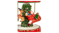 Шкатулка музыкальная 16см Lamart Noel Новогодняя карусель