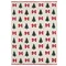 Плед из хлопка с новогодним рисунком christmas bows из коллекции new year essential, 130x180 см