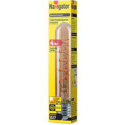 Лампа светодиодная Эдисона Navigator F-T30 4Вт Е27 2700К 33962
