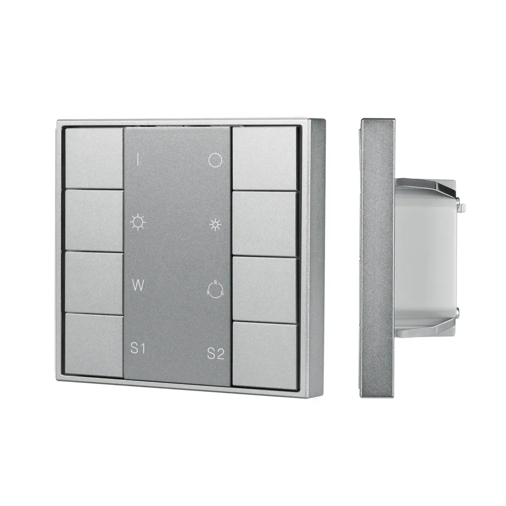 INTELLIGENT ARLIGHT Кнопочная панель DALI-201-23-1G-2SC-RGBW-DT8-IN Silver (BUS, Frame) (IARL, IP20 Металл, 3 года) INTELLIGENT ARLIGHT Кнопочная панель DALI-201-23-1G-2SC-RGBW-DT8-IN Silver (BUS, Frame) (IARL, IP20 Металл, 3 года)