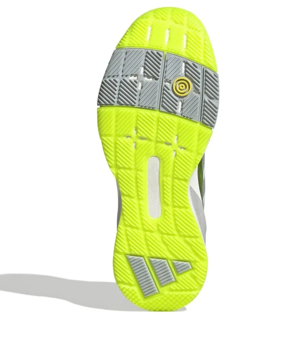 Женские кроссовки для padel Adidas Crazyquick Lightstrike Padel W - lucid lemon/silver metallic/wonder silver