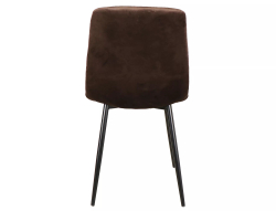 Стул SIGNAL MILA Velvet Bluvel 48 коричневый/черный мат