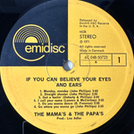 The Mama's And The Papa's ‎– If You Can Believe Your Eyes And Ears (Дания 1971г.)