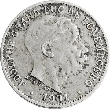 5 сантимов 1901 Люксембург