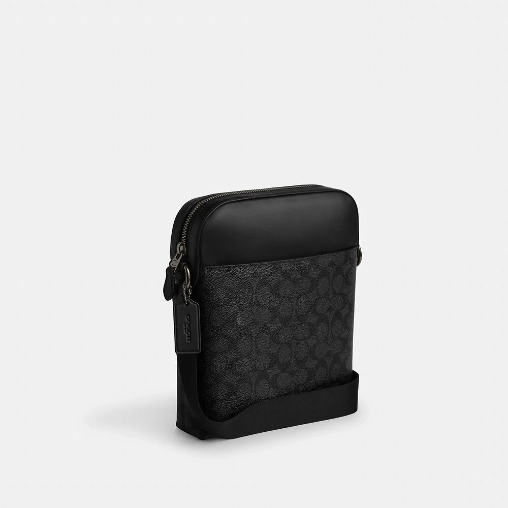 Сумка Мужская COACH Houston Flight Bag In Signature Canvas