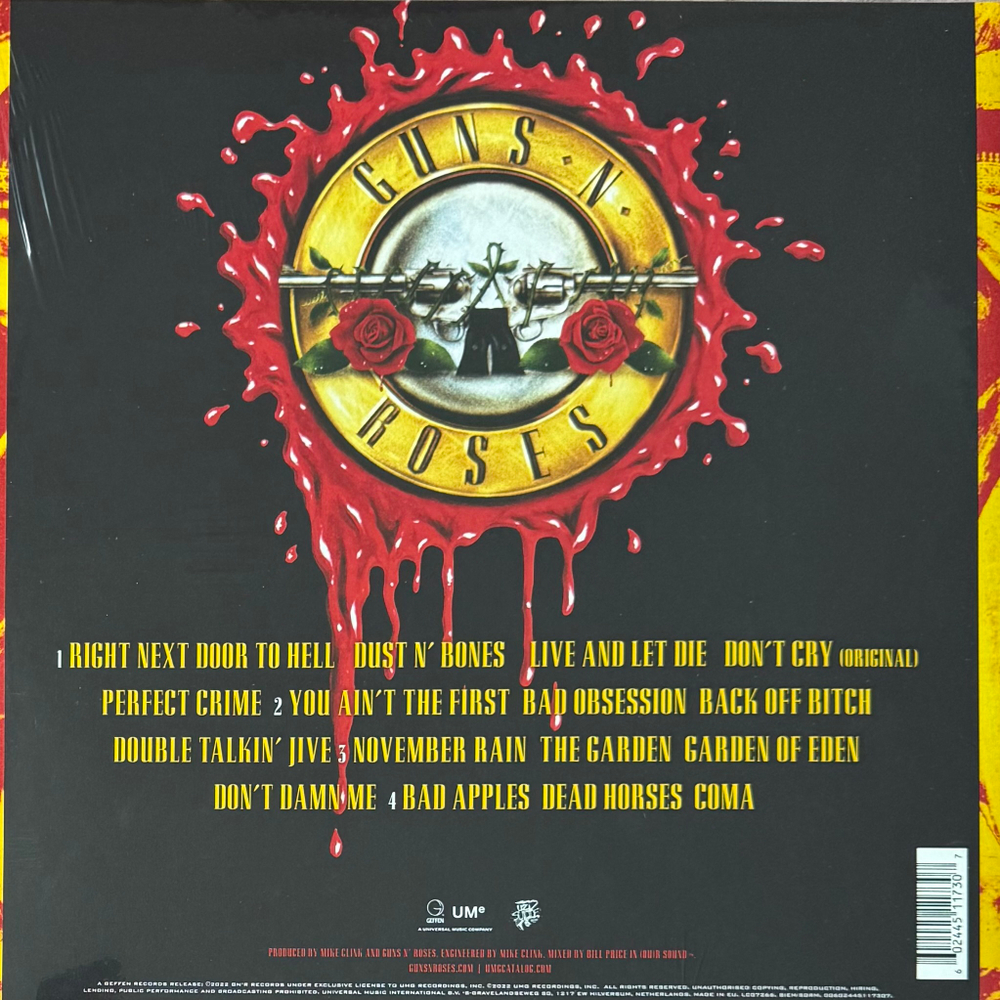 Guns N' Roses ‎– Use Your Illusion I 2LP (Европа 2022г.)