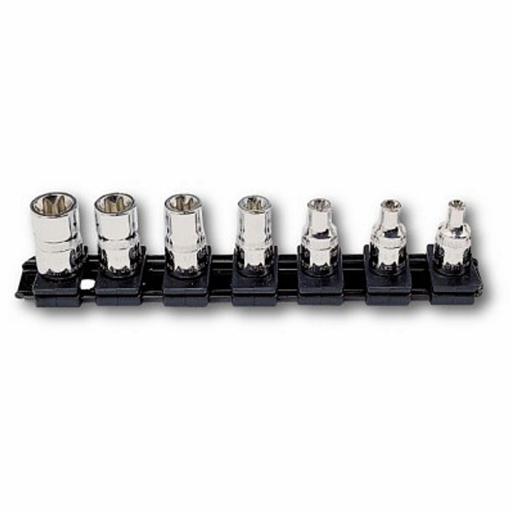 235 1/2 NTX/S7 Набор из 7-ми головок для винтов TORX ®, E10-E24 1/2 USAG (Италия)