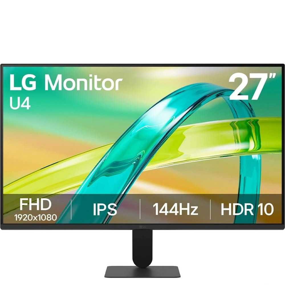 LCD LG 27" 27U411B-B черный {IPS 1920x1080 144Hz 5ms 250cd D-Sub HDMI}