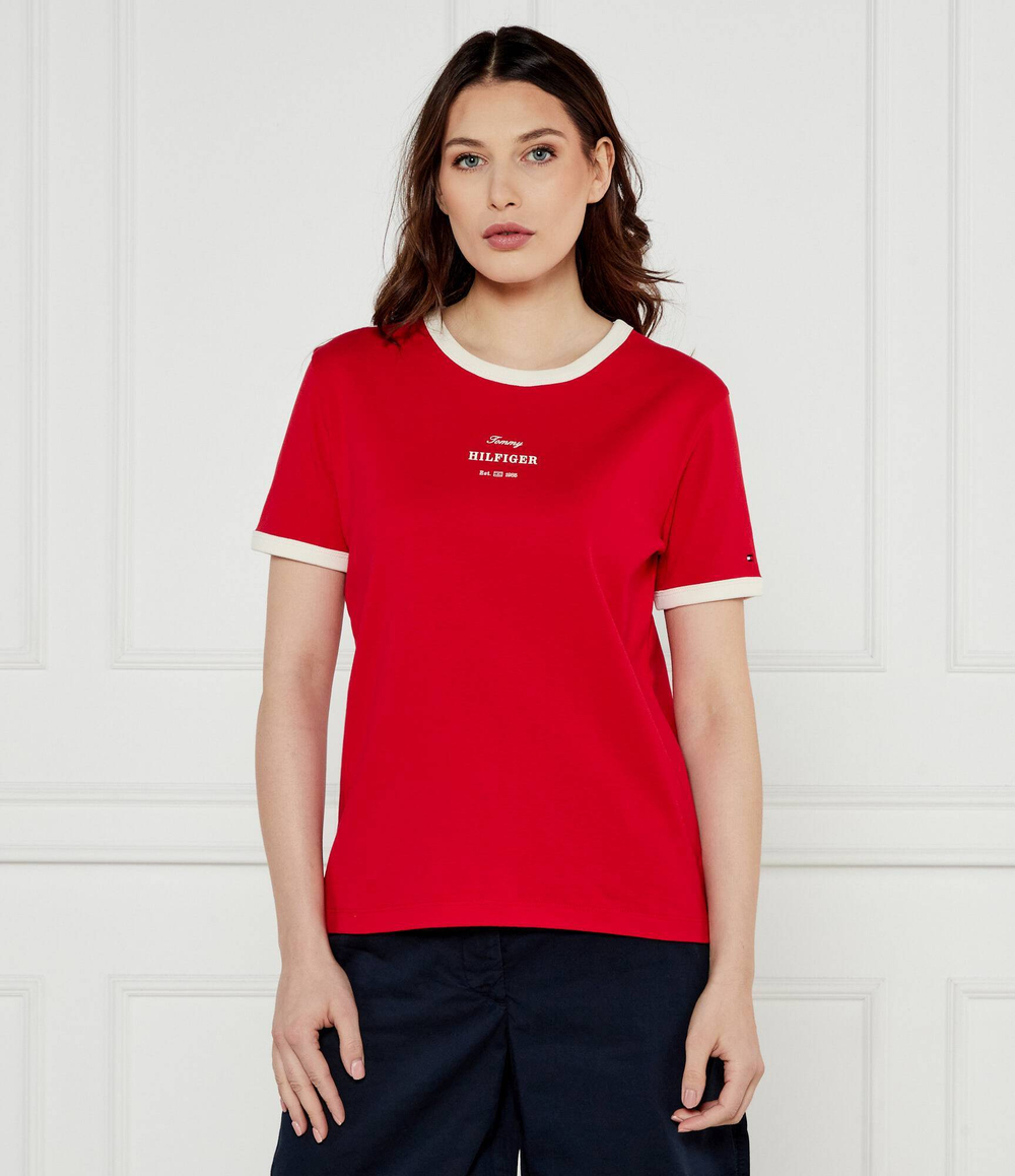 Футболка Tommy Hilfiger - красный(WW0WW44586)