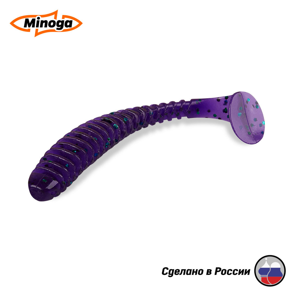 Силиконовая приманка "Minoga" ACTION 2,0"(10шт) 50мм, 0,69гр, цвет 007