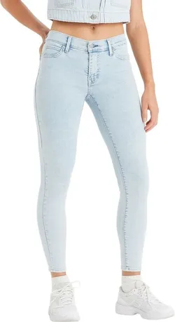 Джинсы женские LEVI'S 710 SUPER SKINNY LIGHT INDIGO - FLAT FINISH