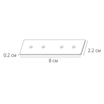 Коннектор прямой для магнитного шинопровода A590506 чёрный Expert-Accessories Arte Lamp