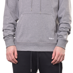 Мужская теннисная кофта Wilson Triblend Hoodie - серый