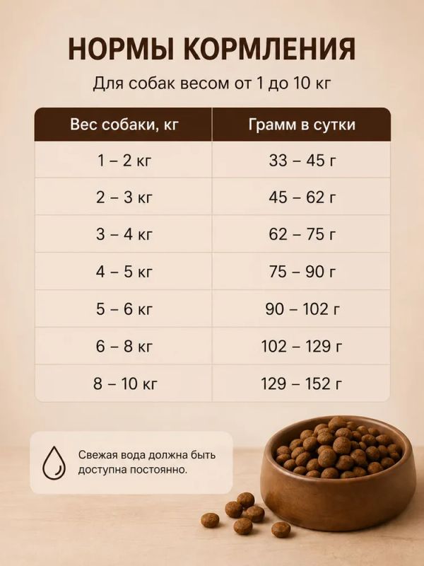 Сухой корм Fealdon для взрослых собак мелких пород с говядиной