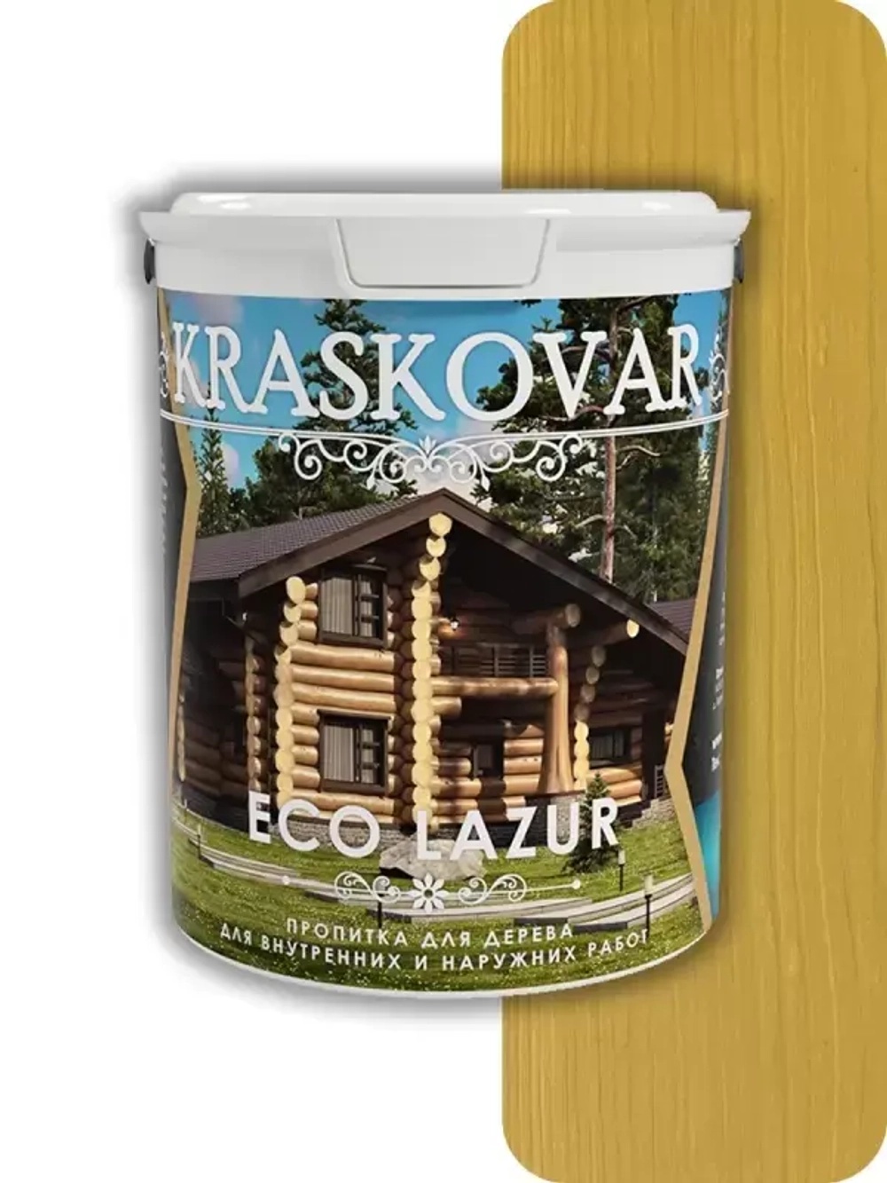 Пропитка для дерева Kraskovar Eco Lazur сосна
