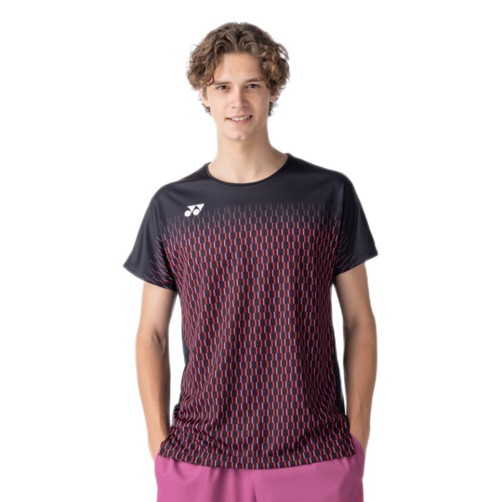 Теннисная футболка Yonex Crew Neck - black