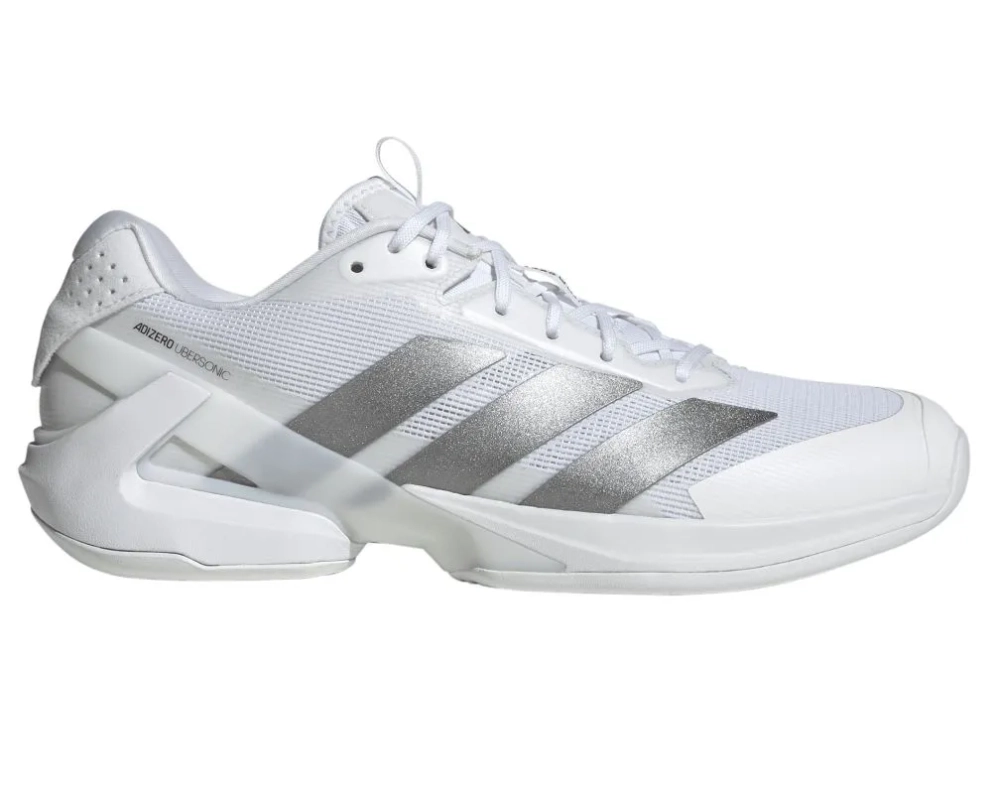 Мужские кроссовки теннисные Adidas Adizero Ubersonic 5 M - footwear white/team green/maroon