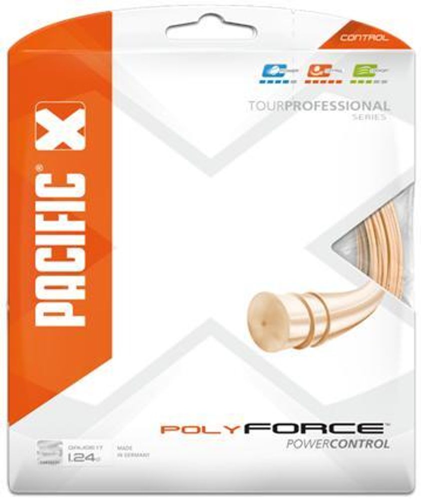 Теннисные струны Pacific Poly Force (12.2 m) - gold