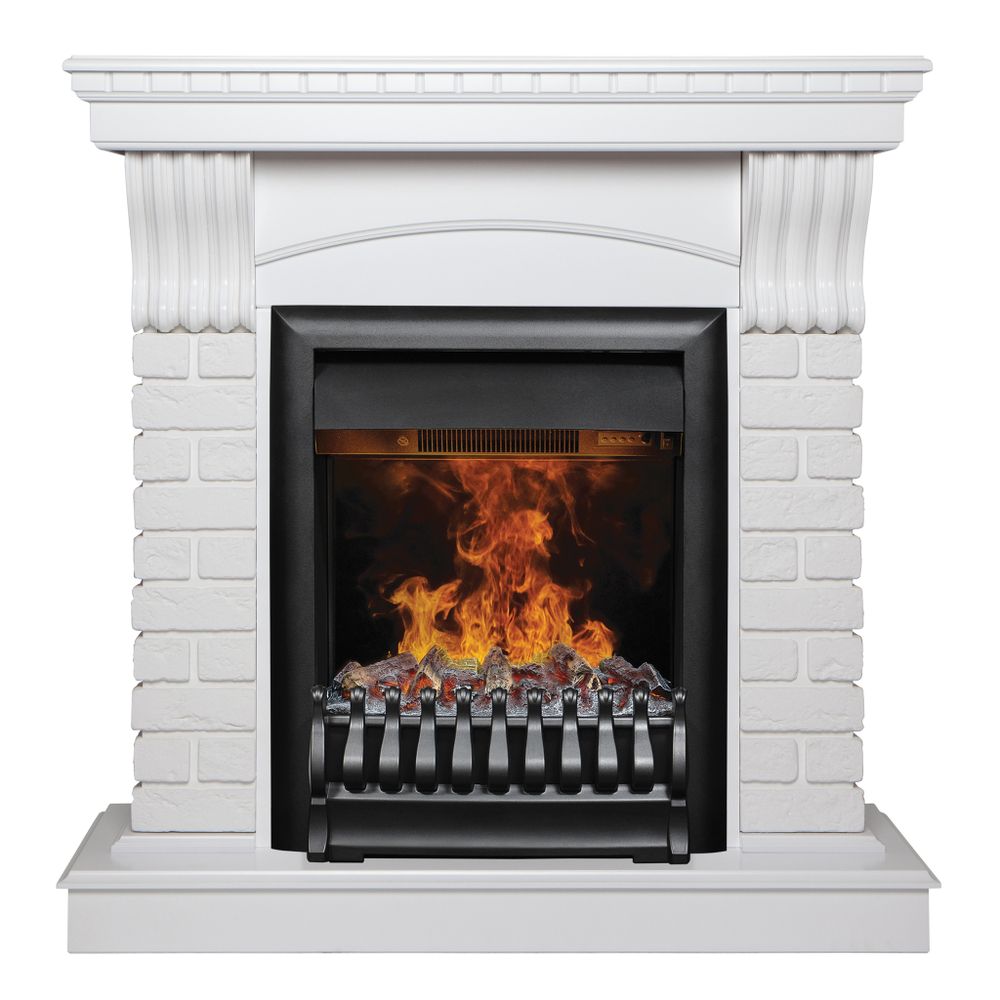 Каминокомплект Real Flame Jazz WT с очагом 3D Oregan