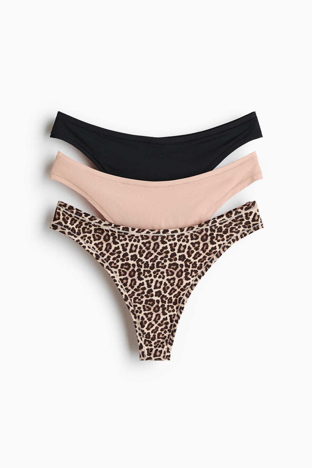 Трусы-стринги из микрофибры, 3 шт. - H&M