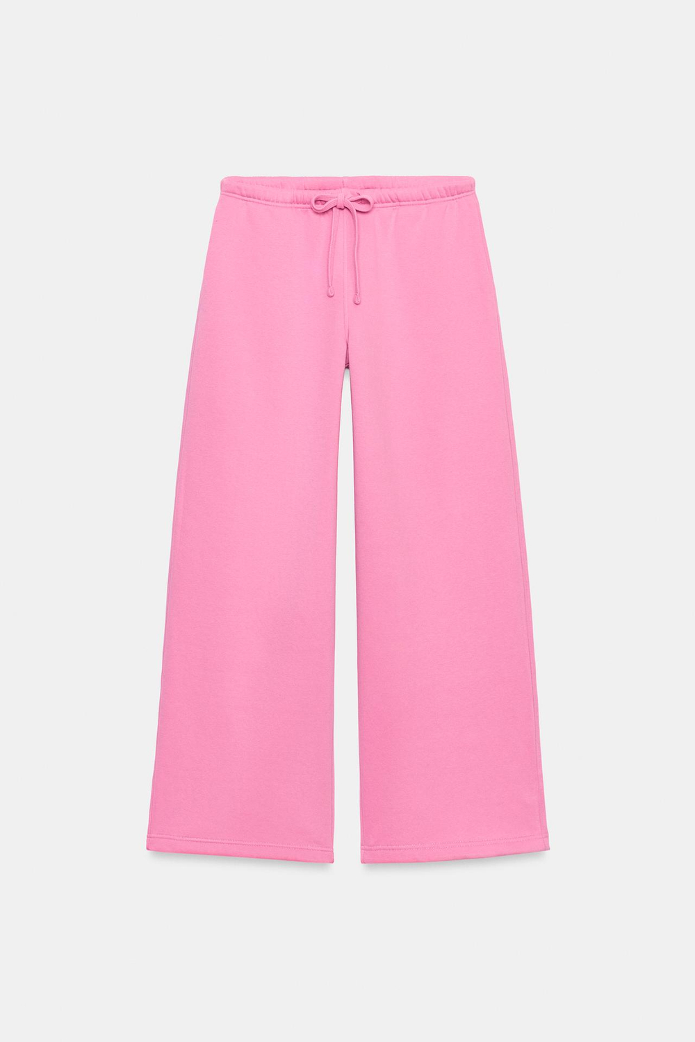 ZARA БАЗОВЫЕ БРЮКИ ПРЯМОГО КРОЯ, РОЗОВЫЙ