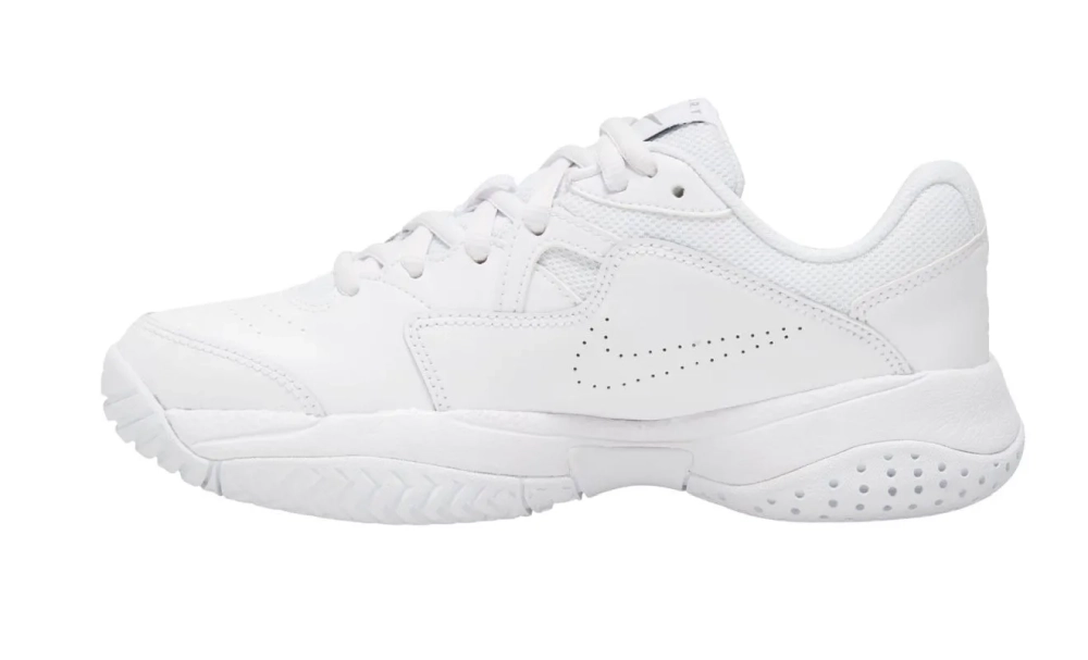 Детские теннисные кроссовки Nike Jr Court Lite 2 - white/metallic silver