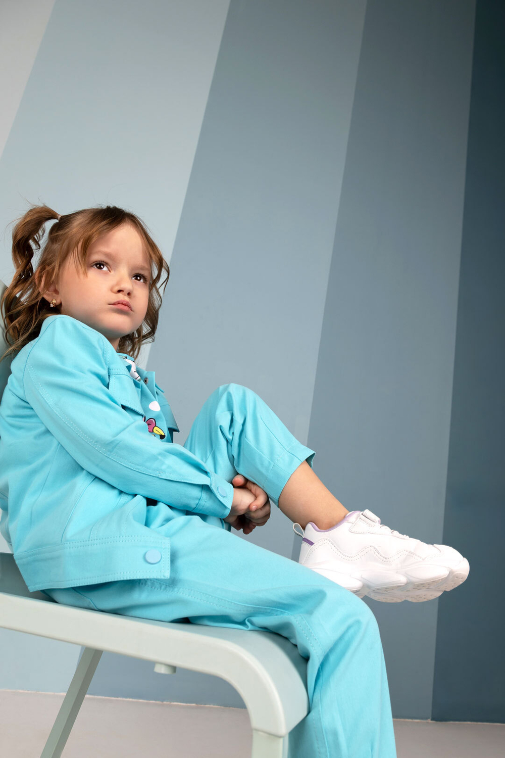 Комплект джинсовый для девочки 2-8 лет Fleur de Vie