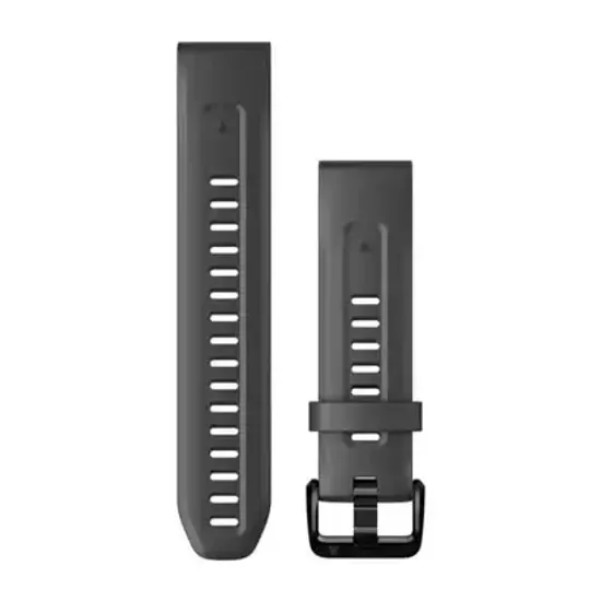 Ремешок Garmin QuickFit 20 мм (силиконовый) графит 010-13102-01