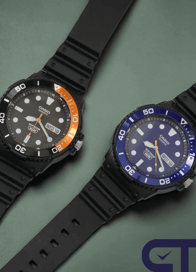 CASIO MRW-230H-2E — спортивные аналоговые часы с синим циферблатом