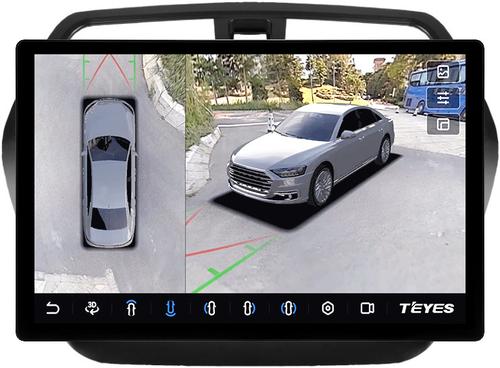 Магнитола для Suzuki SX4 2 2013-2021 (без штатной КЗВ) - Teyes CC3-2K-360 монитор 13" 2K QLED на Android 10, Быстрая, CarPlay, 4G SIM-слот, 4 камеры в комплекте