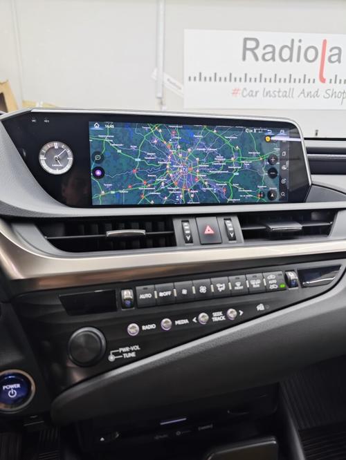 Магнитола для Lexus ES 2018-2021 (тачпад) - RDL-LEX-ES18 монитор 12.3" на Android 13, Быстрая, CarPlay, 4G SIM-слот