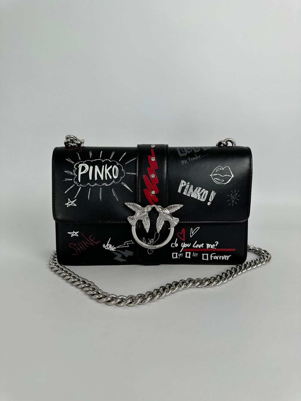 Сумка Pinko Classic Love Graffiti
