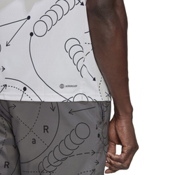 Мужское теннисное поло Adidas Club Graph Polo - white