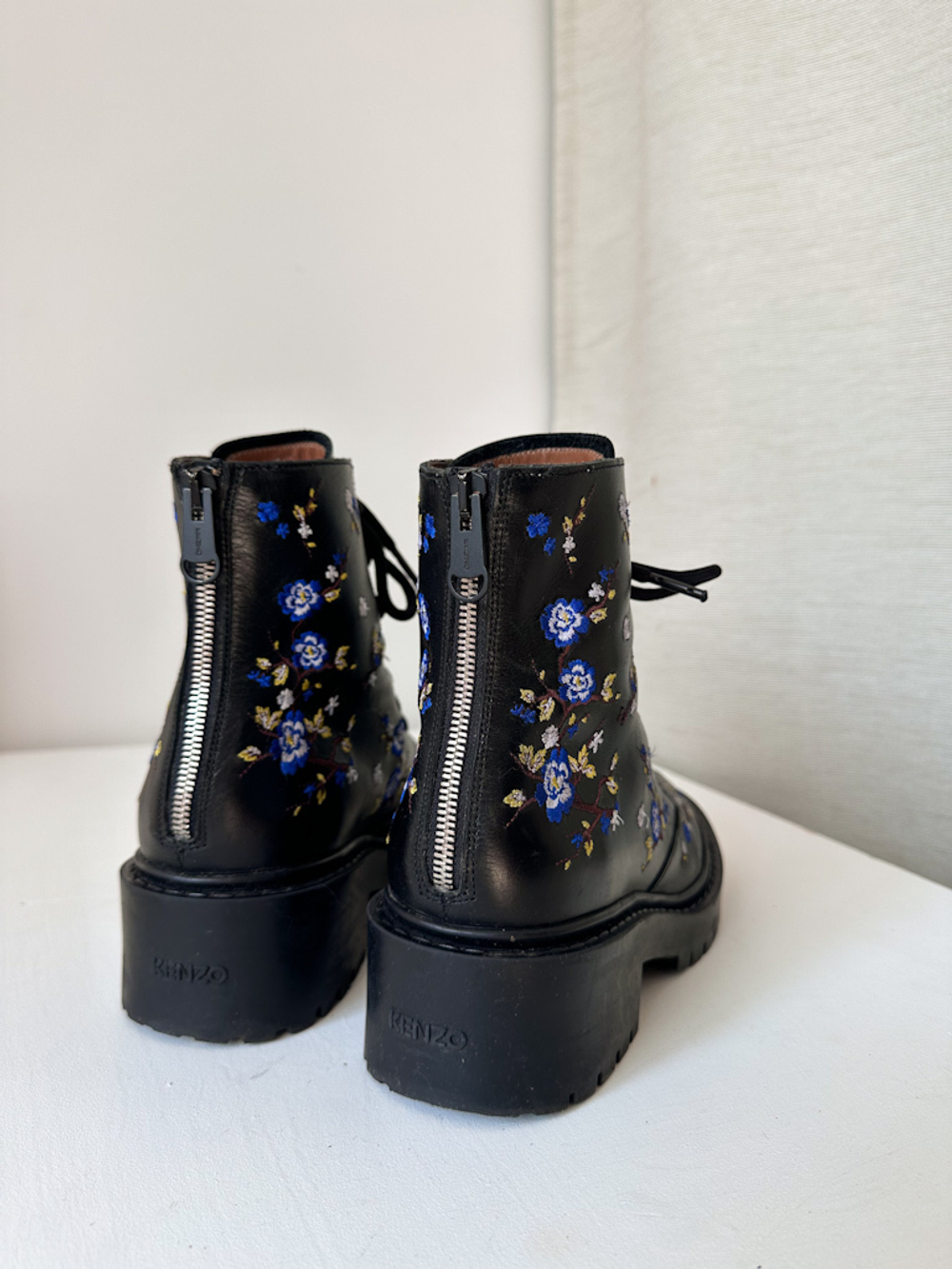 Кожаные ботинки Kenzo, 37