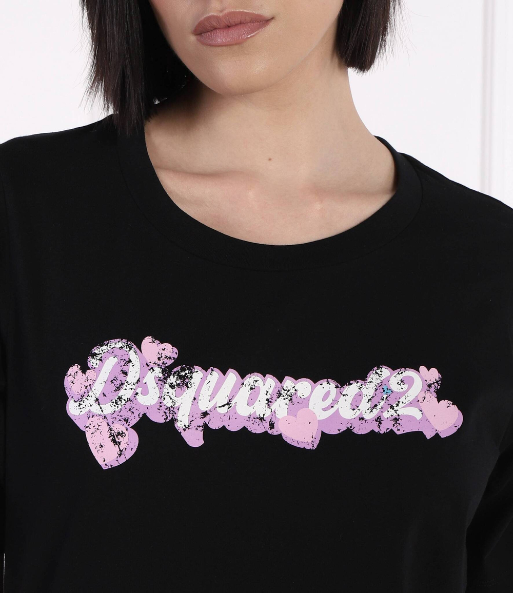Футболка Easy Fit Dsquared2 - черный(S72GD0519 S24668)
