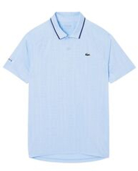 Теннисное поло Lacoste Tennis x Novak Djokovic On Court - pastel blue