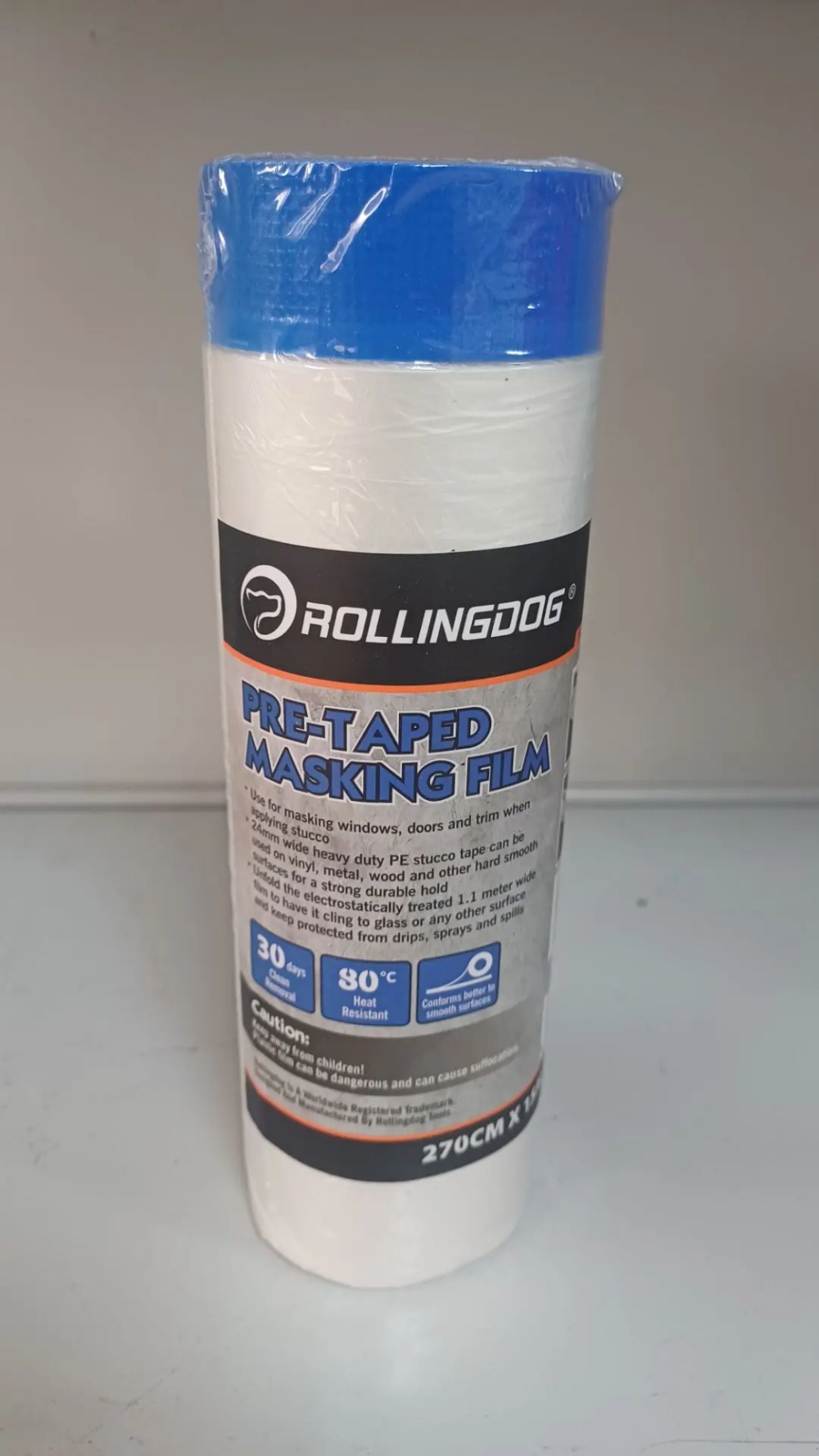 Укрывное полотно на малярной ленте Rollingdog 270см*15м арт 81538