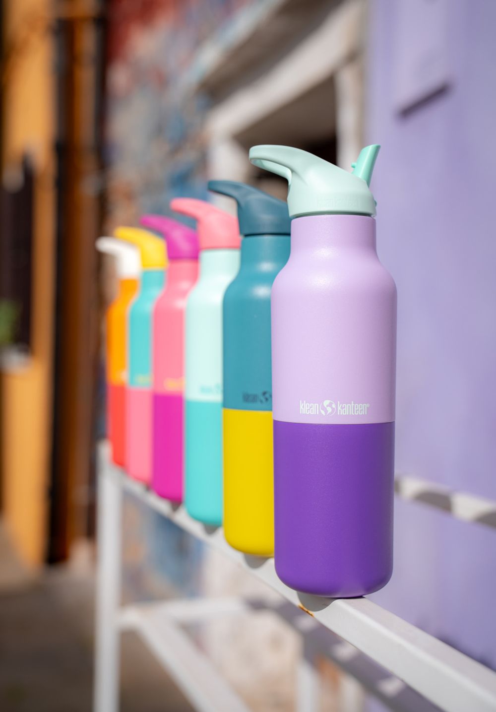 Термобутылка Klean Kanteen Rise Vac Classic Flip Sport 16oz (473 мл) Brittany Kaleidoscope