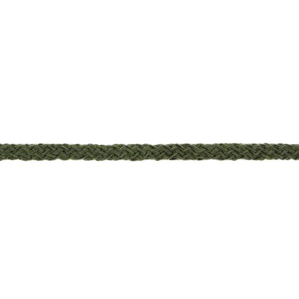 Шнур круглый х/б ⌀5.0 мм, 10 м, 268 хаки, Gamma 5В500 ХБ
