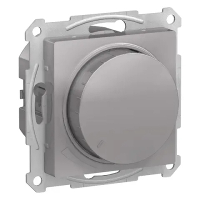 ATLASDESIGN СВЕТОРЕГУЛЯТОР (диммер) поворотно-нажимной, LED, RC, 400Вт, механизм, АЛЮМИНИЙ
