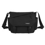 Сумка на плечо большая HEIKKI STREAM (ХЕЙКИ) два отд., боковые карманы, А4, черная, 26х32х11 см, 272641