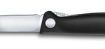 Нож для овощей SwissClassic чёрный складной 11 см VICTORINOX 6.7803.FB