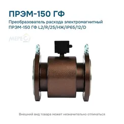 Преобразователь расхода электромагнитный ПРЭМ-150 ГФ L2/R/25/НЖ/IP65/12/D