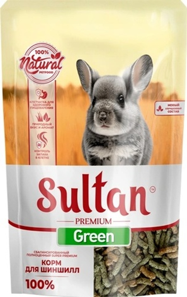 Sultan Green корм для шиншилл 650 г