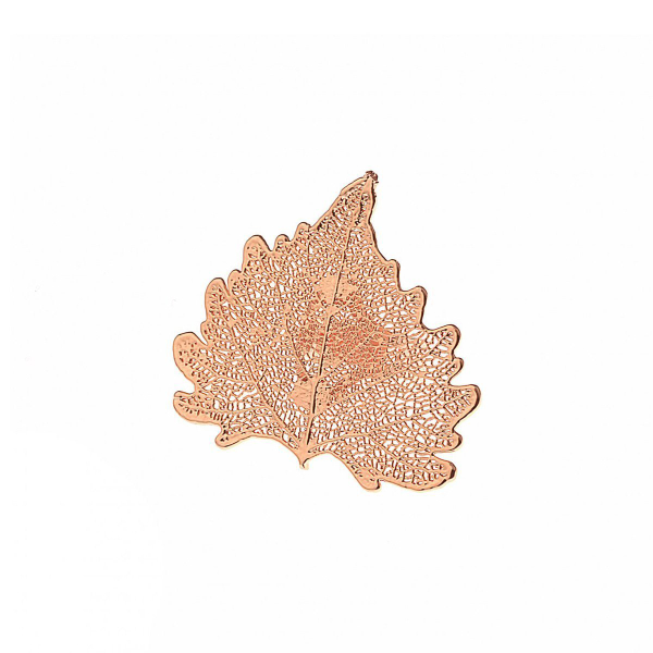 Кольцо с листьями Ester Bijoux Тополь LF34R- RG BR с регулируемым размером