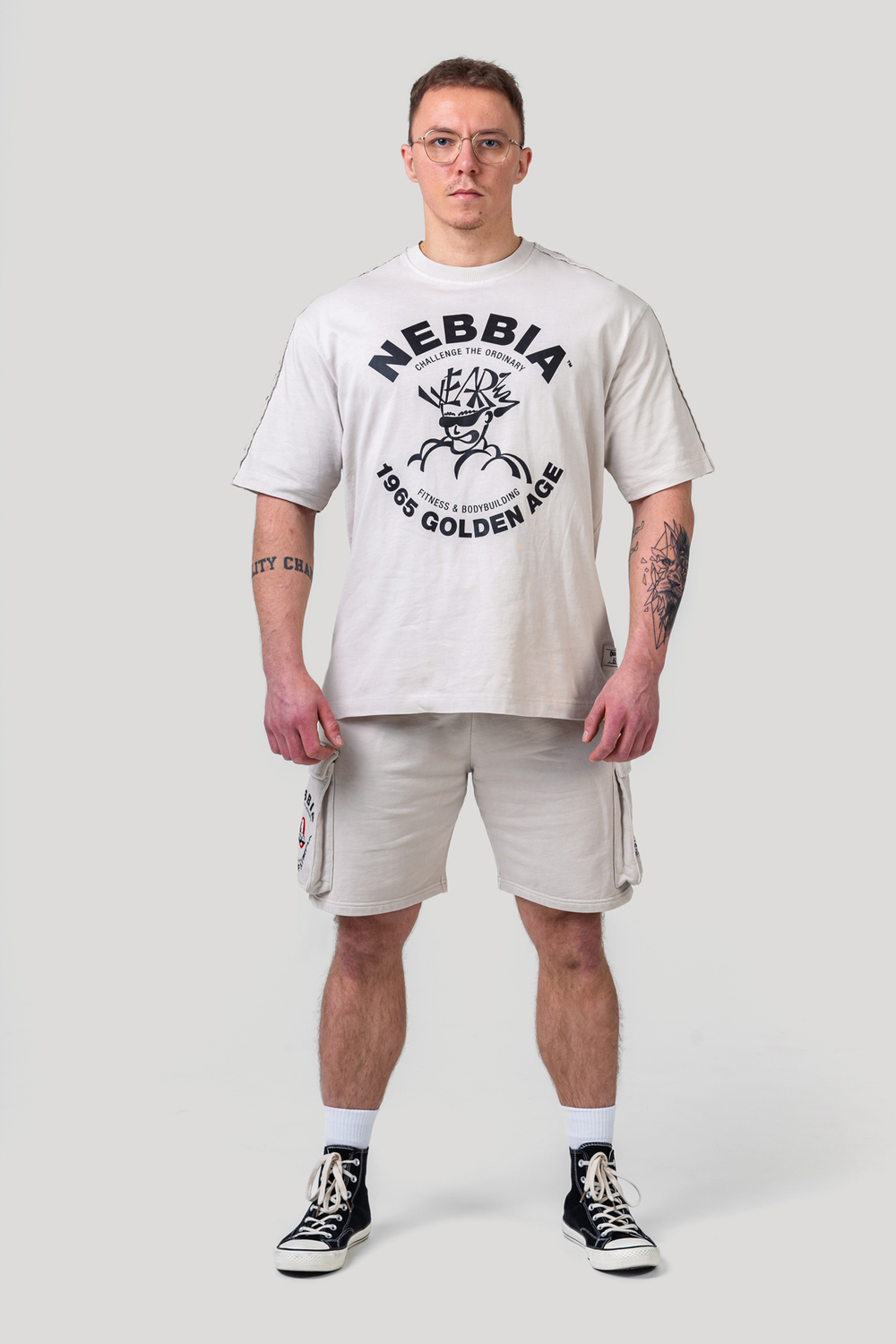 Футболка Washed Oversized T-Shirt GOLDEN AGE 790 Белая