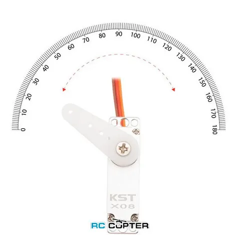 Сервопривод KST X08 Plus V2.0 (5.3 кг/см, 0.09 сек/60°, 9 г) для планера
